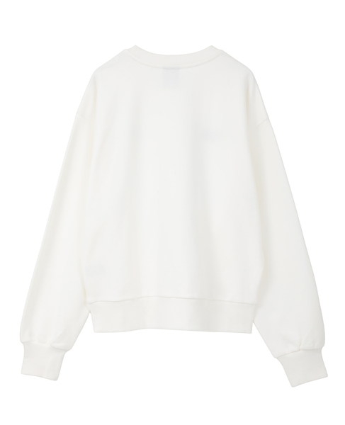 【PARROTT CANVAS/パロットキャンバス】Logo Sweat Crew Neck 詳細画像 ホワイト 2