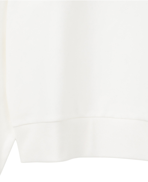 【PARROTT CANVAS/パロットキャンバス】Logo Sweat Crew Neck 詳細画像 ホワイト 5