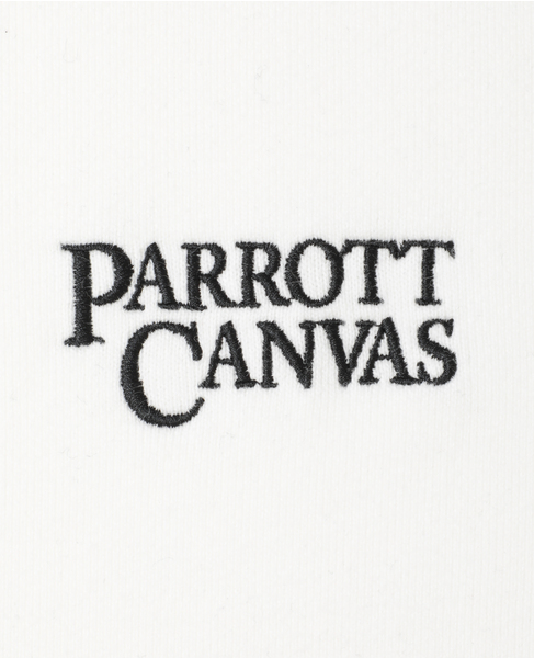 【PARROTT CANVAS/パロットキャンバス】Logo Sweat Crew Neck 詳細画像 ホワイト 7