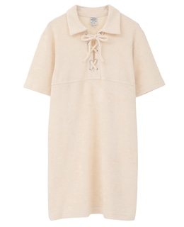 【BAUM UND PFERDGARTEN/バウムウンドヘルガーテン】レースアップ表パイルワンピース