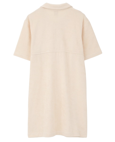 【BAUM UND PFERDGARTEN/バウムウンドヘルガーテン】レースアップ表パイルワンピース 詳細画像 アイボリー 2