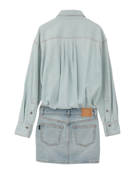 【HAIKURE/ハイクル】Tatum Lipari Blue Denim Dress 詳細画像 ブルー 2