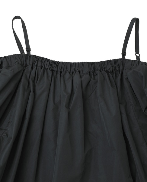 【LUTZ HUELLE/ルッツヒュエル】オフショルダー・ボリュームスリーブブラウス 詳細画像 ブラック 3