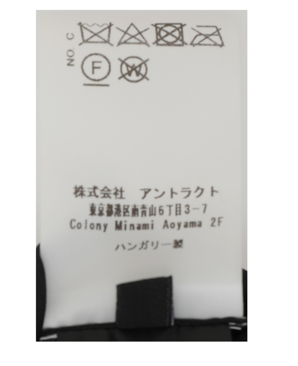 【LUTZ HUELLE/ルッツヒュエル】オフショルダー・ボリュームスリーブブラウス 詳細画像 ブラック 5