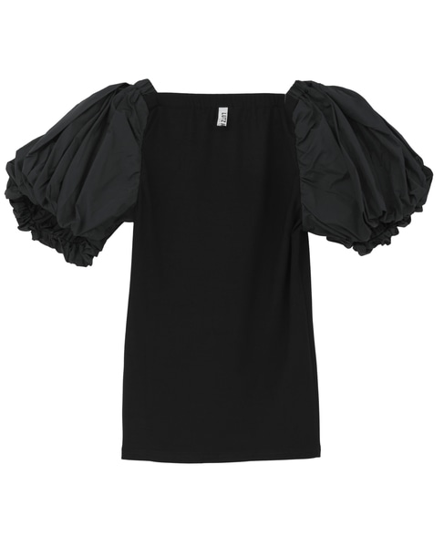 【LUTZ HUELLE/ルッツヒュエル】ボリュームスリーブプルオーバー 詳細画像 ブラック 10