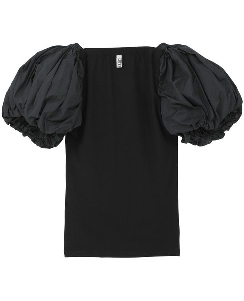 【LUTZ HUELLE/ルッツヒュエル】ボリュームスリーブプルオーバー 詳細画像 ブラック 2