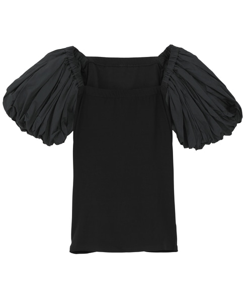 【LUTZ HUELLE/ルッツヒュエル】ボリュームスリーブプルオーバー 詳細画像 ブラック 9