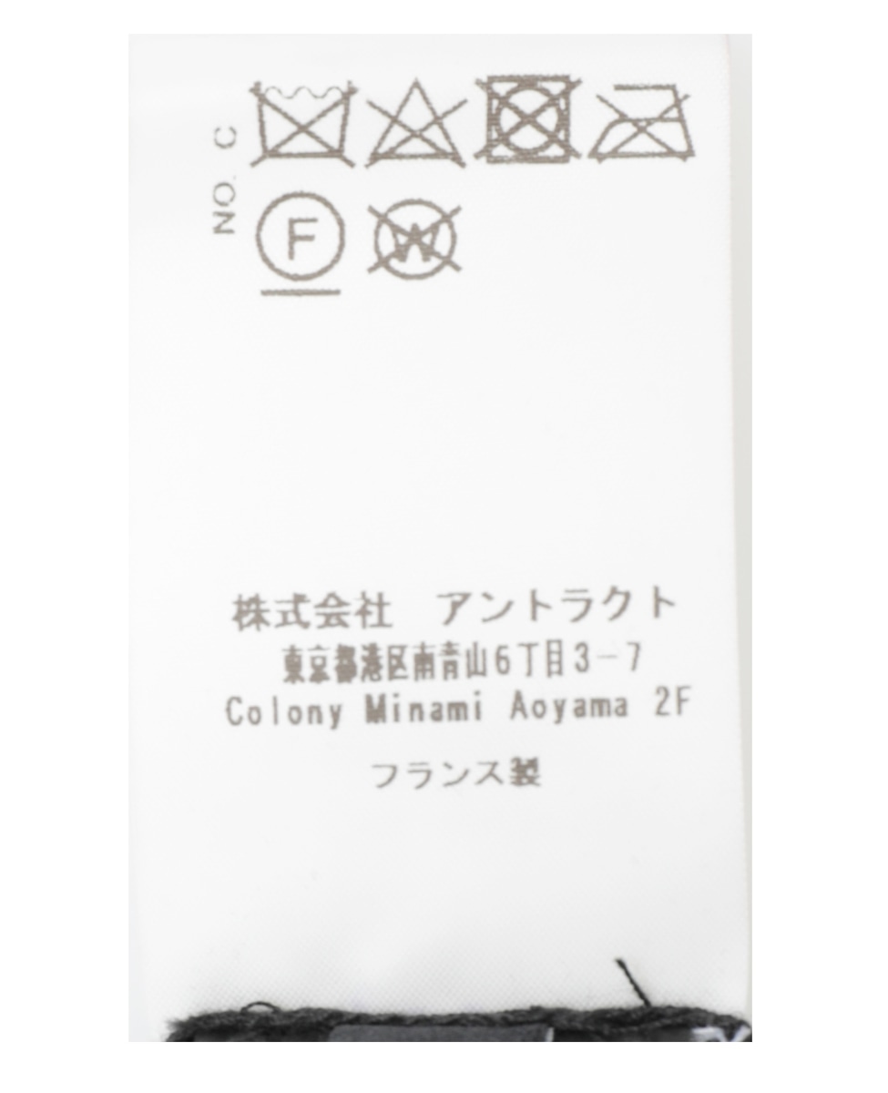 【LUTZ HUELLE/ルッツヒュエル】ツイストデザインプルオーバー 詳細画像 ブラック 5