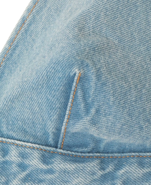 【HAIKURE/ハイクル】denim tessa top for Blue 詳細画像 ブルー 3