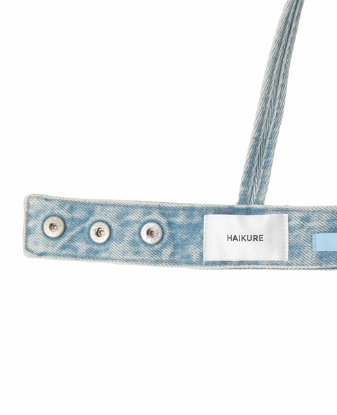 【HAIKURE/ハイクル】denim tessa top for Blue 詳細画像 ブルー 5