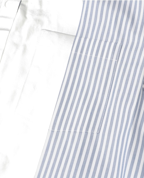 【LUTZ HUELLE/ルッツヒュエル】Striped shirt 詳細画像 ネイビー 8
