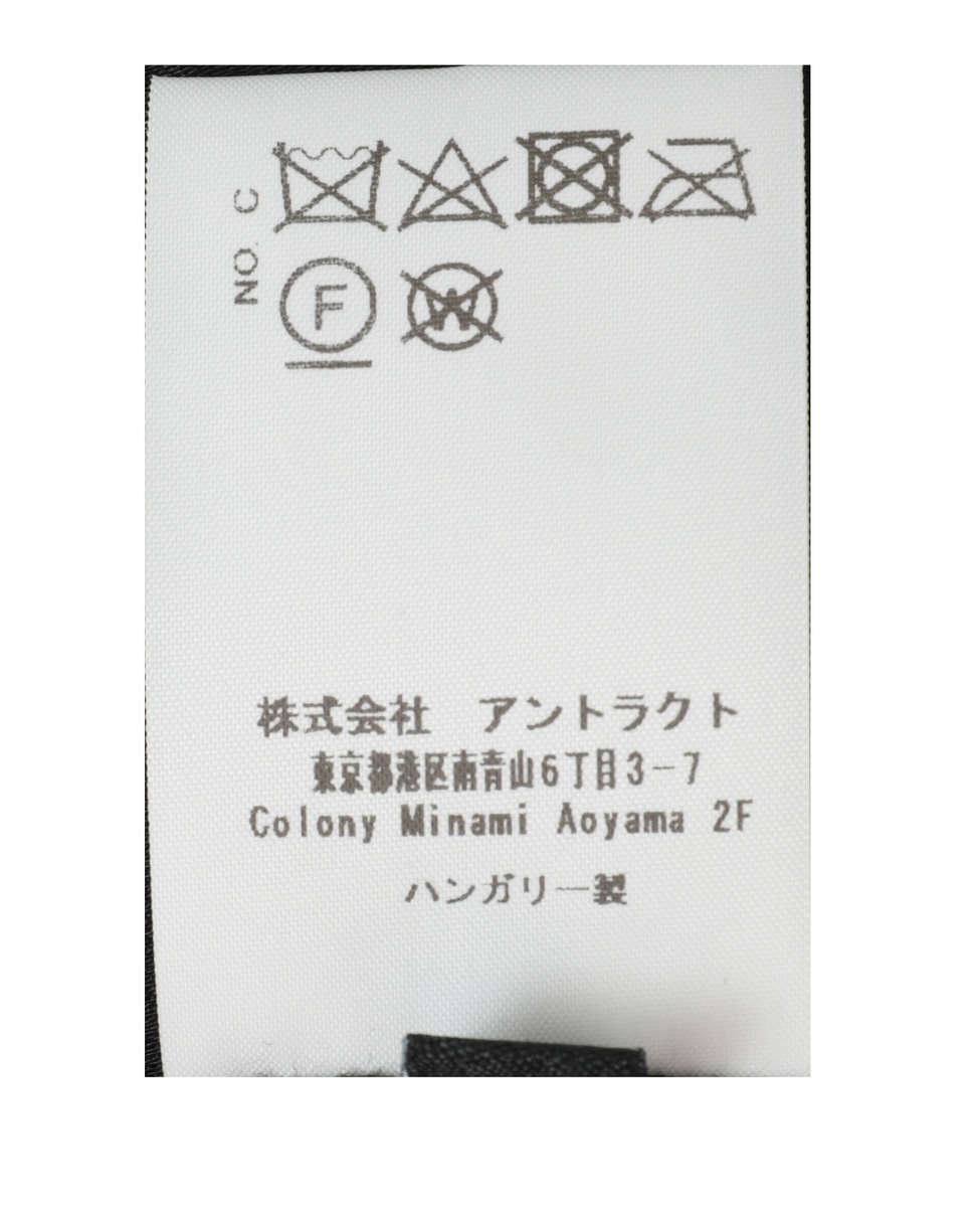 【LUTZ HUELLE/ルッツヒュエル】レースシアーブラウス 詳細画像 ブラック 6