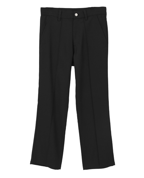 【NOMA t.d./ノーマティーディー】ストレートシルエット・スラックス 詳細画像 ブラック 1