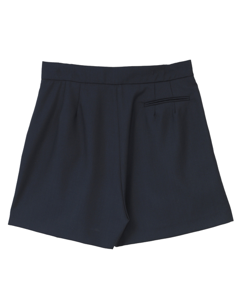 【LUTZ HUELLE/ルッツヒュエル】タックデザインショートパンツ 詳細画像 ネイビー 9