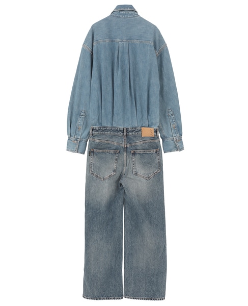 【HAIKURE/ハイクル】デニム ジャンプスーツ 詳細画像 ブルー 2