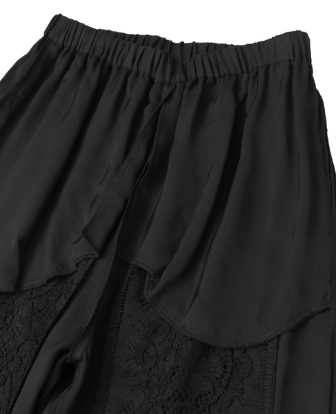 【LUTZ HUELLE/ルッツヒュエル】リラックスパンツ 詳細画像 ブラック 4