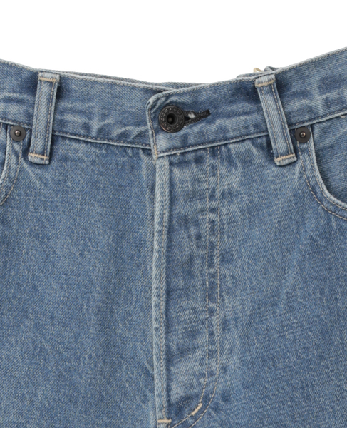 【KURO/クロ】UNINTENTIONAL CROSSED DENIM SHORTS　 詳細画像 インディゴブルー 4