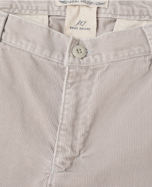 【REMI RELIEF/レミレリーフ】ショートパンツ コーデュロイ ハーフパンツ  詳細画像 グレー 3