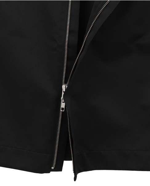 【LUTZ HUELLE/ルッツヒュエル】デニムコンビ・フロントパネルスカート 詳細画像 ブラック 8