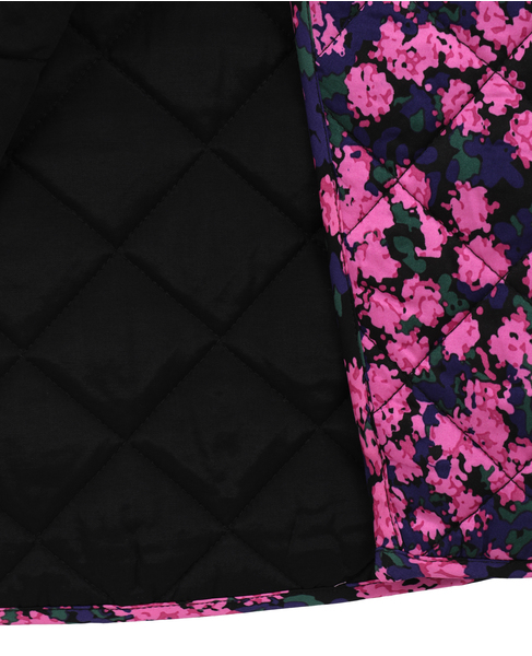 【BAUM UND PFERDGARTEN/バウムウンドヘルガーテン】フローラルプリント・アシンメトリーボタンスカート 詳細画像 ピンク 5