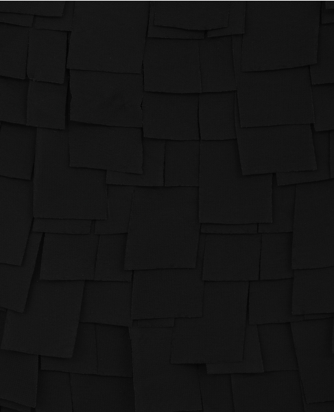 【LUTZ HUELLE/ルッツヒュエル】パネルディテールスカート 詳細画像 ブラック 6