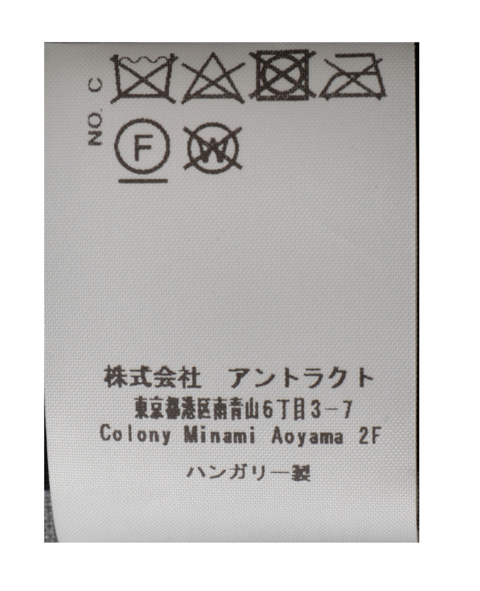 【LUTZ HUELLE/ルッツヒュエル】ベルト付きカットオフ・テーラードロングベスト 詳細画像 グレー 11