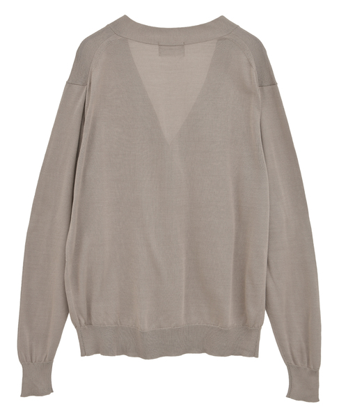 【ADAWAS/アダワス】Vネックカーディガン 詳細画像 ベージュ 2