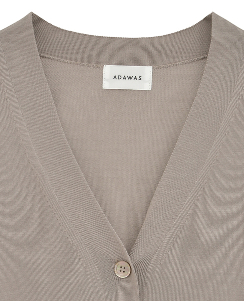 【ADAWAS/アダワス】Vネックカーディガン 詳細画像 ベージュ 3