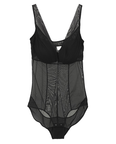 【NICENICE MOMENT/ナイスナイスモーメント】 MESH BRIEFER 詳細画像 ブラック 1