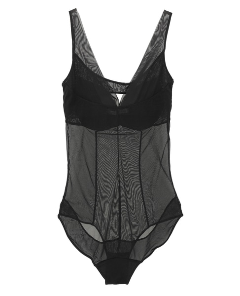 【NICENICE MOMENT/ナイスナイスモーメント】 MESH BRIEFER 詳細画像 ブラック 2