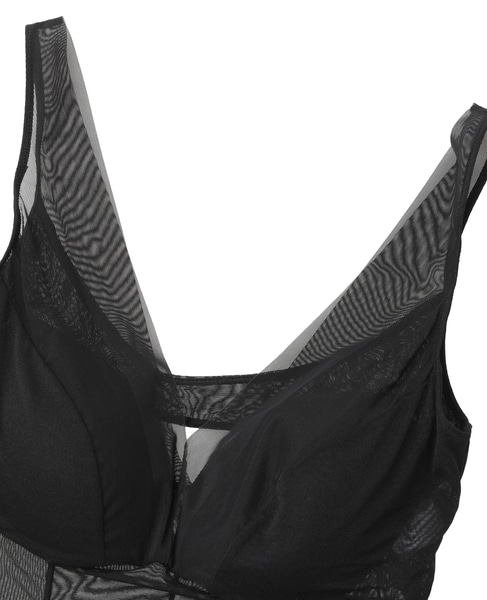 【NICENICE MOMENT/ナイスナイスモーメント】 MESH BRIEFER 詳細画像 ブラック 3