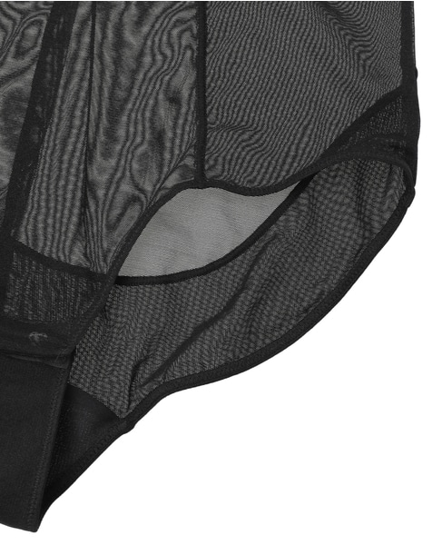 【NICENICE MOMENT/ナイスナイスモーメント】 MESH BRIEFER 詳細画像 ブラック 5