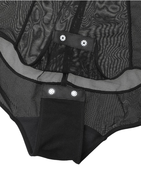 【NICENICE MOMENT/ナイスナイスモーメント】 MESH BRIEFER 詳細画像 ブラック 6