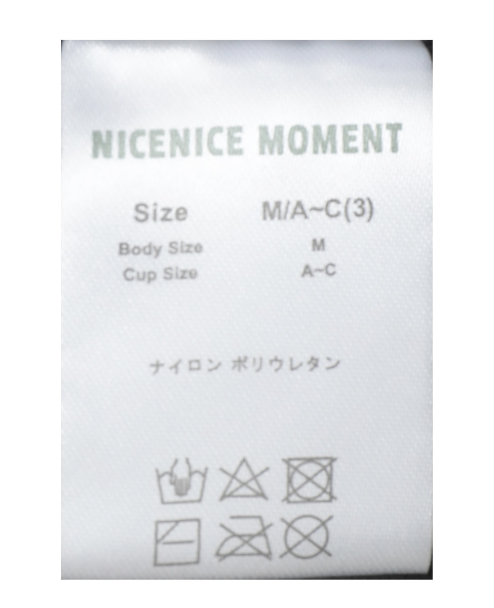 【NICENICE MOMENT/ナイスナイスモーメント】 MESH BRIEFER 詳細画像 ブラック 6
