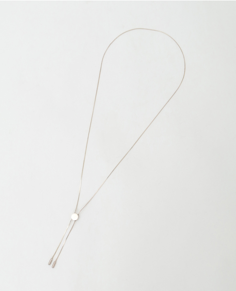 【EO/イオ】LOOP TIE NECKLACE 詳細画像 シルバー 1
