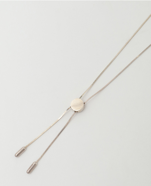 【EO/イオ】LOOP TIE NECKLACE 詳細画像 シルバー 3