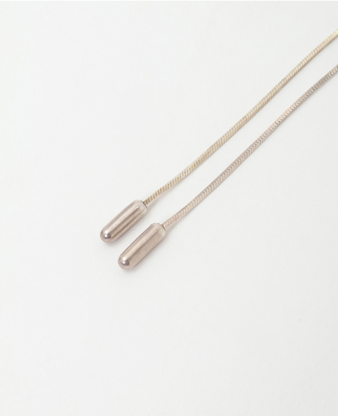 【EO/イオ】LOOP TIE NECKLACE 詳細画像 シルバー 4