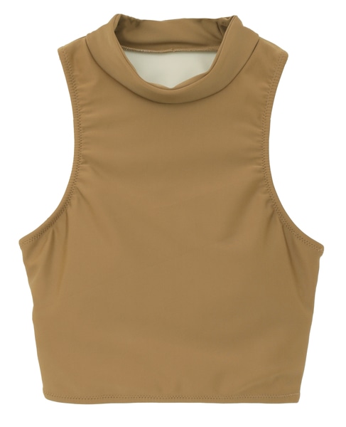 【PROTAGONISTA/プロタゴニスタ】クロップドハイネック スイムセット 詳細画像 ベージュ 2