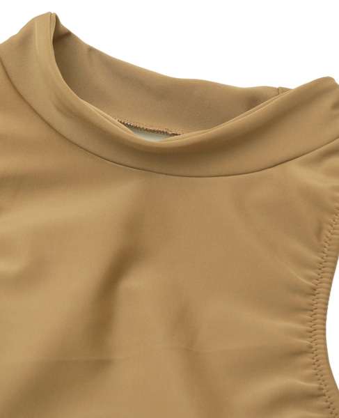 【PROTAGONISTA/プロタゴニスタ】クロップドハイネック スイムセット 詳細画像 ベージュ 4