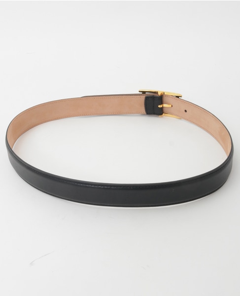 【ATELIER AMBOISE/アトリエアンボワーズ】GOLD BUCKLE BELT 詳細画像 ブラック 2