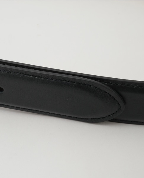 【ATELIER AMBOISE/アトリエアンボワーズ】GOLD BUCKLE BELT 詳細画像 ブラック 4