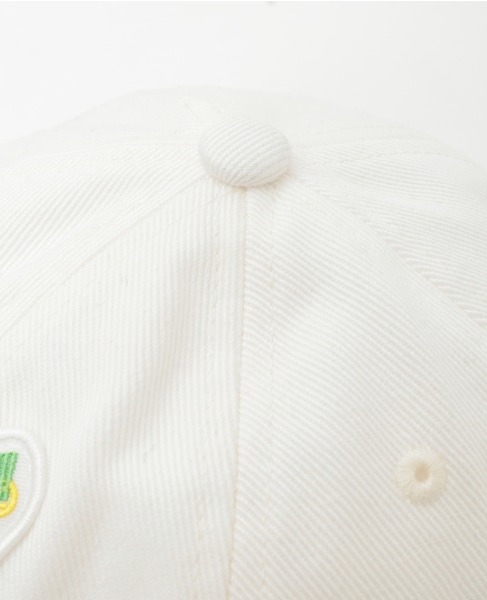 【Casablanca/カサブランカ】LE JEU EMBROIDERED CAP 詳細画像 ホワイト 4