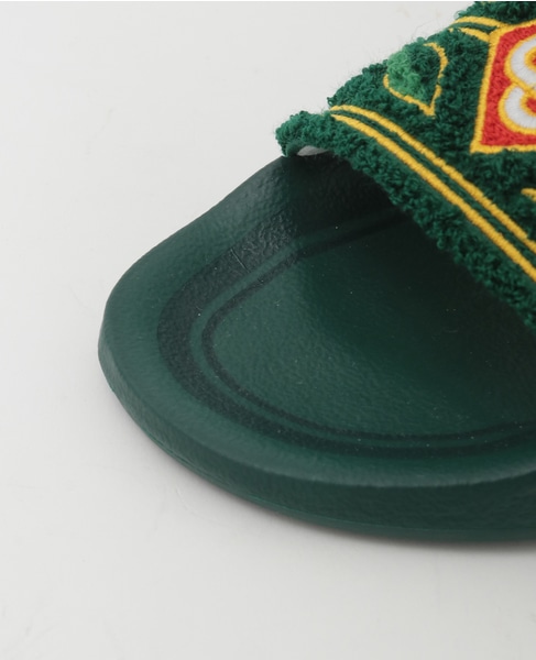 【Casablanca/カサブランカ】Embroidered Slider 詳細画像 グリーン 7