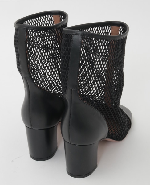 【PELLICO/ペリーコ】メッシュショートブーツ 詳細画像 ブラック 4