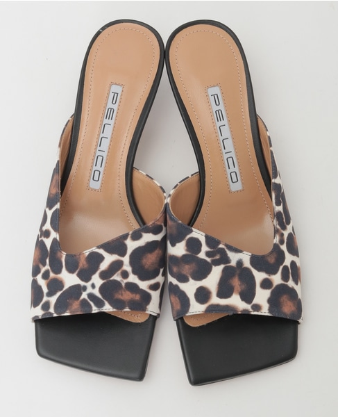 【PELLICO/ペリーコ】スクエアトゥレオパードミュール 詳細画像 レオパード柄 2