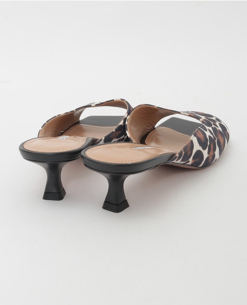 【PELLICO/ペリーコ】スクエアトゥレオパードミュール 詳細画像 レオパード柄 3