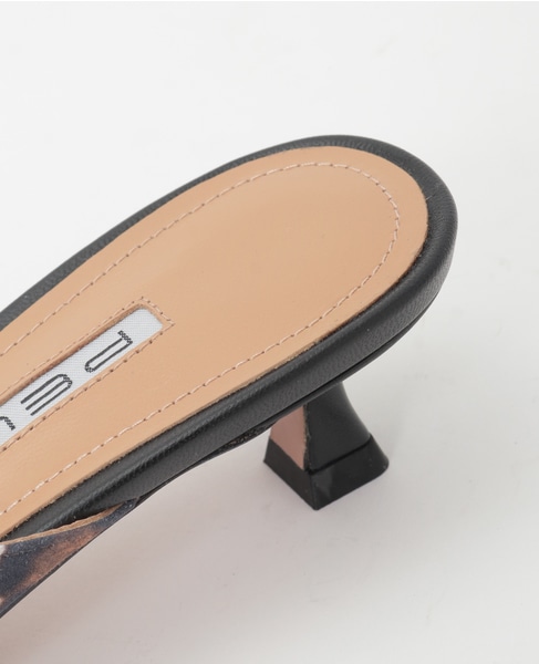 【PELLICO/ペリーコ】スクエアトゥレオパードミュール 詳細画像 レオパード柄 6