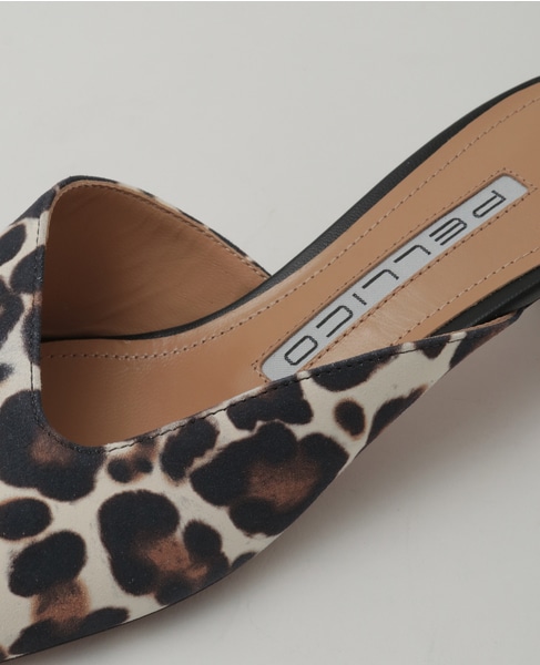 【PELLICO/ペリーコ】スクエアトゥレオパードミュール 詳細画像 レオパード柄 7