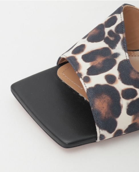 【PELLICO/ペリーコ】スクエアトゥレオパードミュール 詳細画像 レオパード柄 8