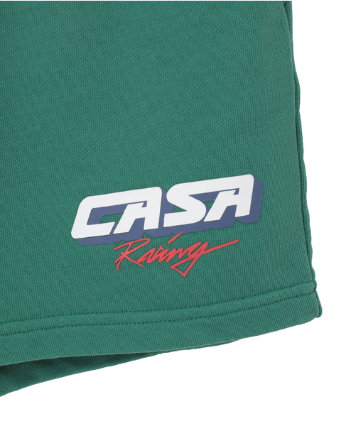 【Casablanca/カサブランカ】CASA RACING PRINTED SWEATSHORT 詳細画像 グリーン 4